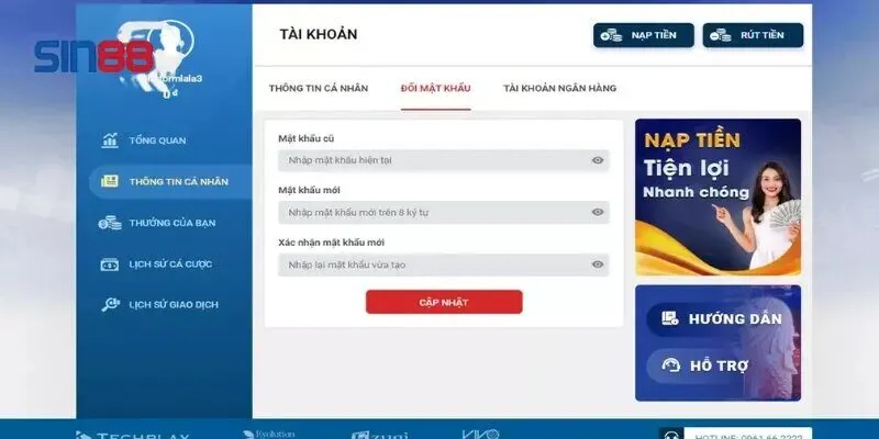 Cách đổi mật khẩu tăng tính bảo mật cho tài khoản