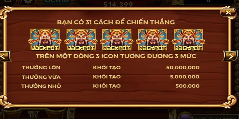 Những điểm đặc biệt thu hút người chơi của game Thần tài